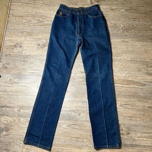 Braxton Womens‎ Blue High-Waisted Straight-Leg Denim Jeans Size 11